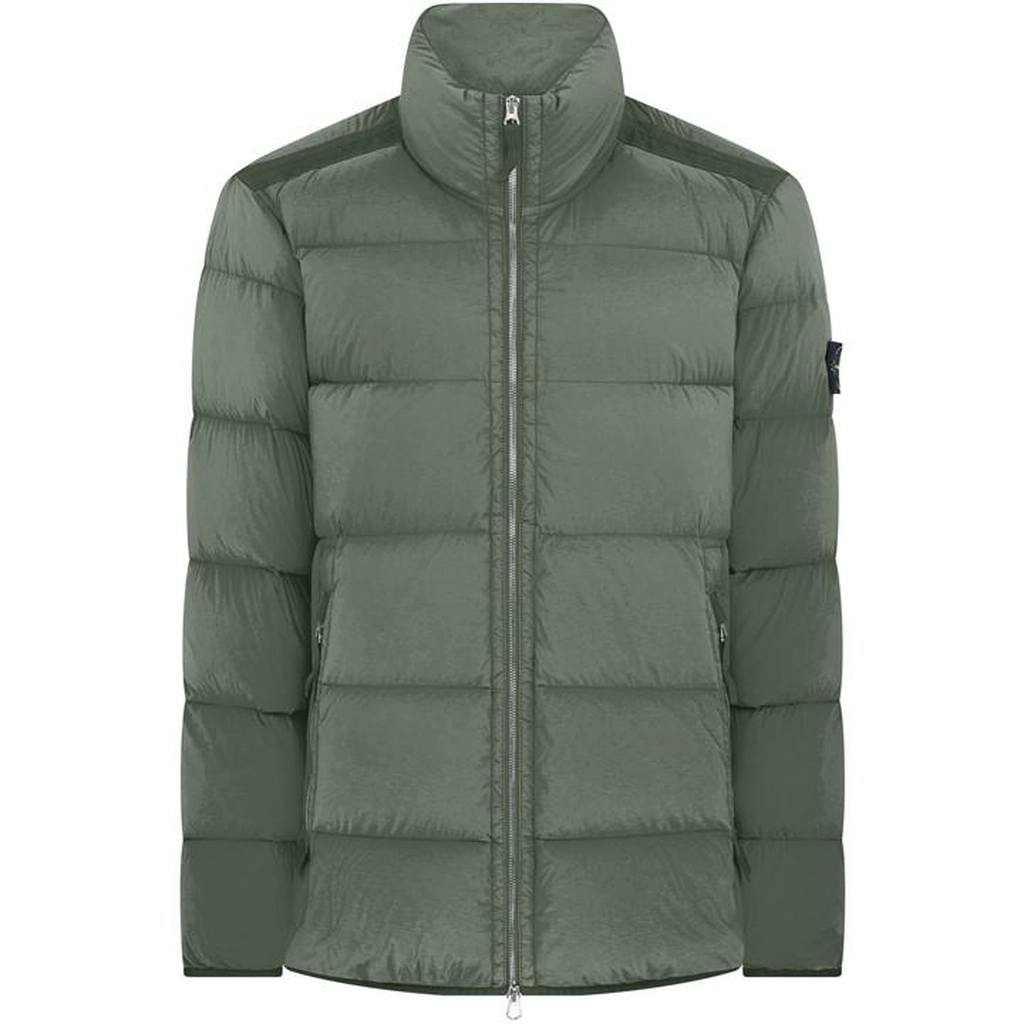 Stone Island Seamless Tunnel Down Jacket - Green